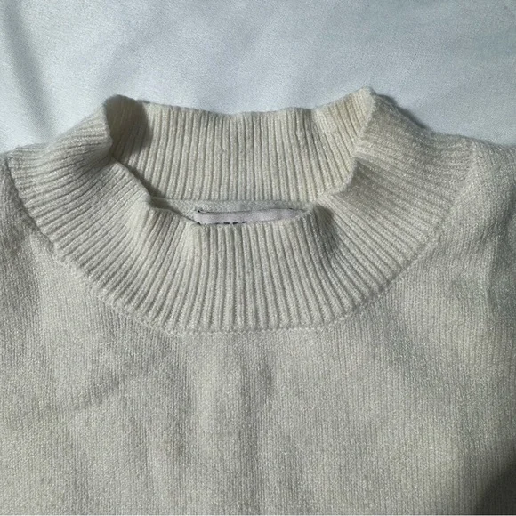 Sincerely Jules “Paris” Cropped Sweater – Oversized Fit – Size Medium Mock Neck - Picture 3 of 9